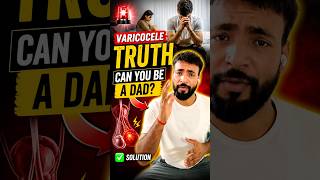 🚨Varicocele Truth: Can You Still Become a Father? #varicocele #fertility #menshealth #shorts #yoga