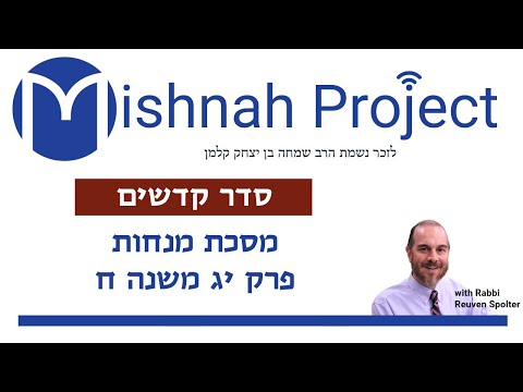 Menachot Chapter 13 - Youtube