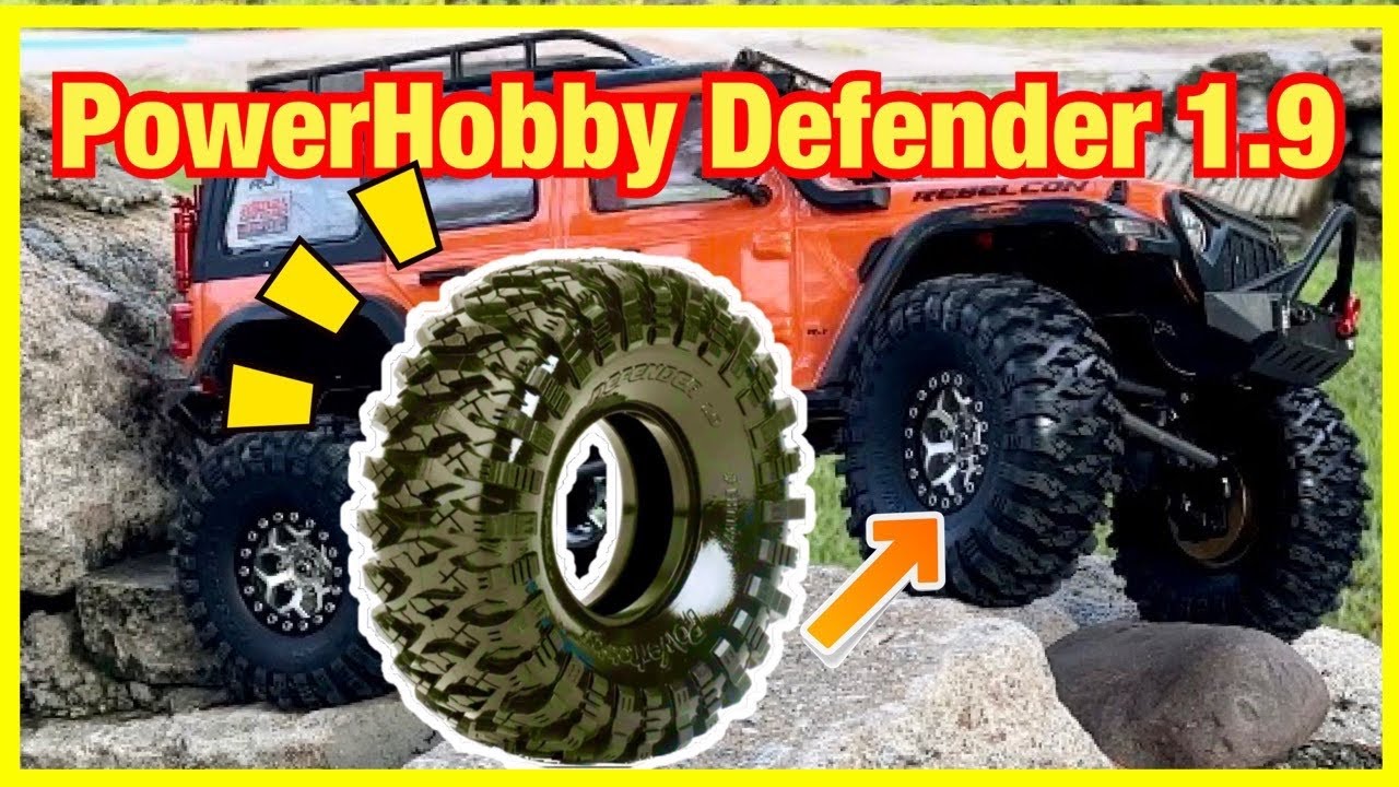 Powerhobby defender 1 9 tires on the rebelcon youtube
