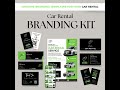 Auto Car Rental Social Media Branding Kit by Behive Templates