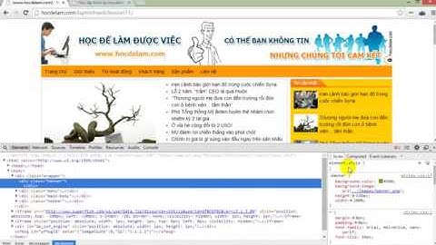 Bài 9 Tạo ảnh nền cho khung banner Lap trinh web với html css php mysql cut