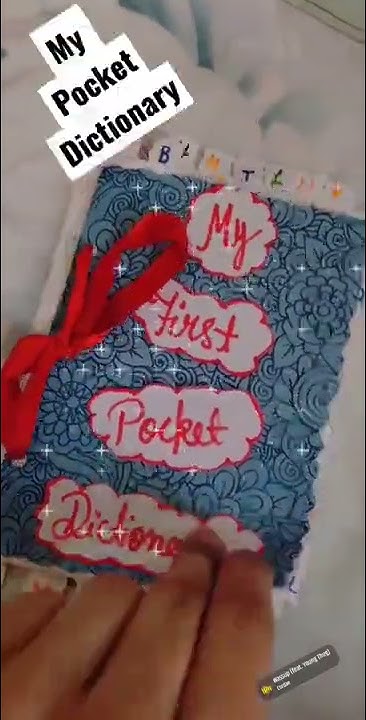 My pocket Dictionary for school project|| DIY Dictionary Ideas || Mini ...