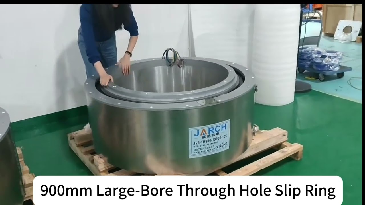 900mm Large-Bore Through Hole Slip Ring | Custom Industrial Solution