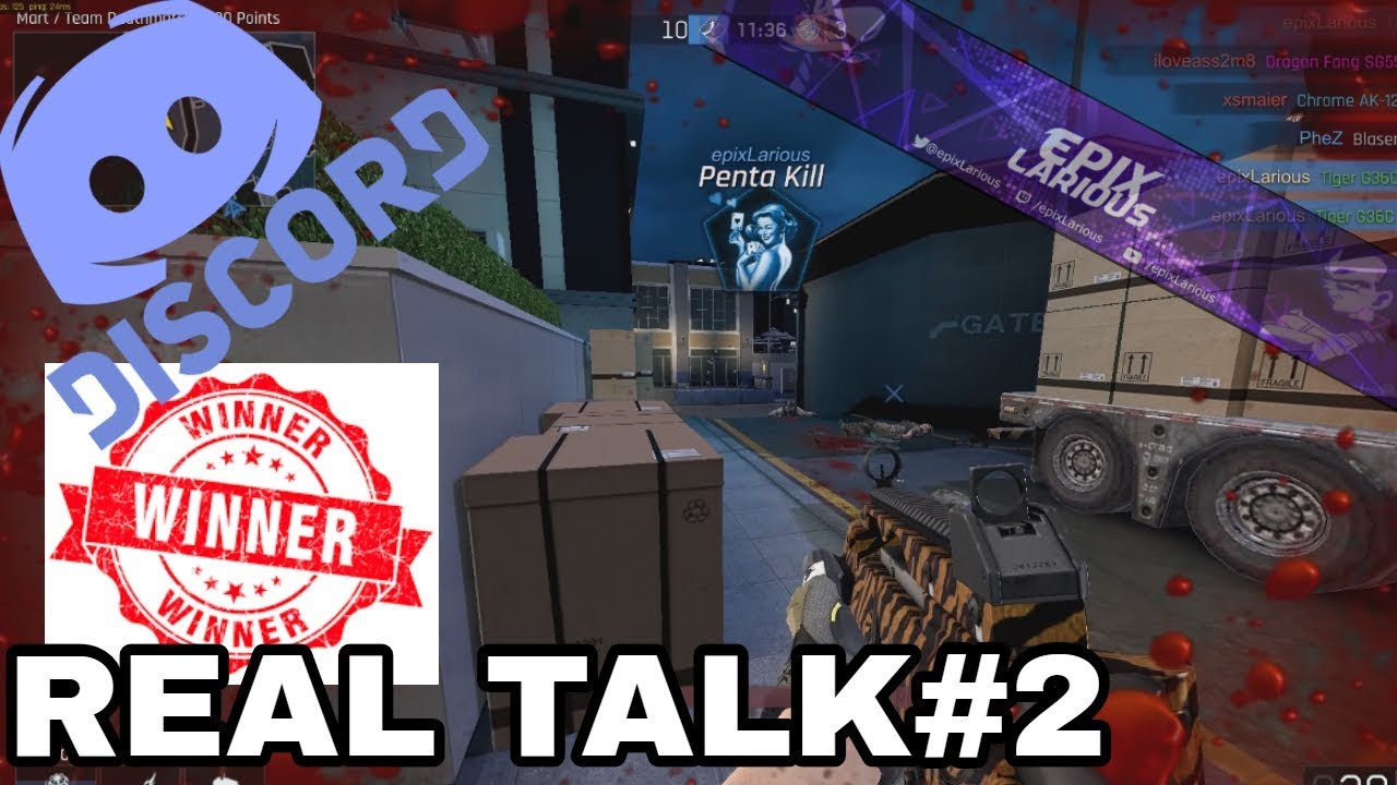 RealTalk 2 Giveaway Winners ! Discord ! PATCH NOTES ! New Banner