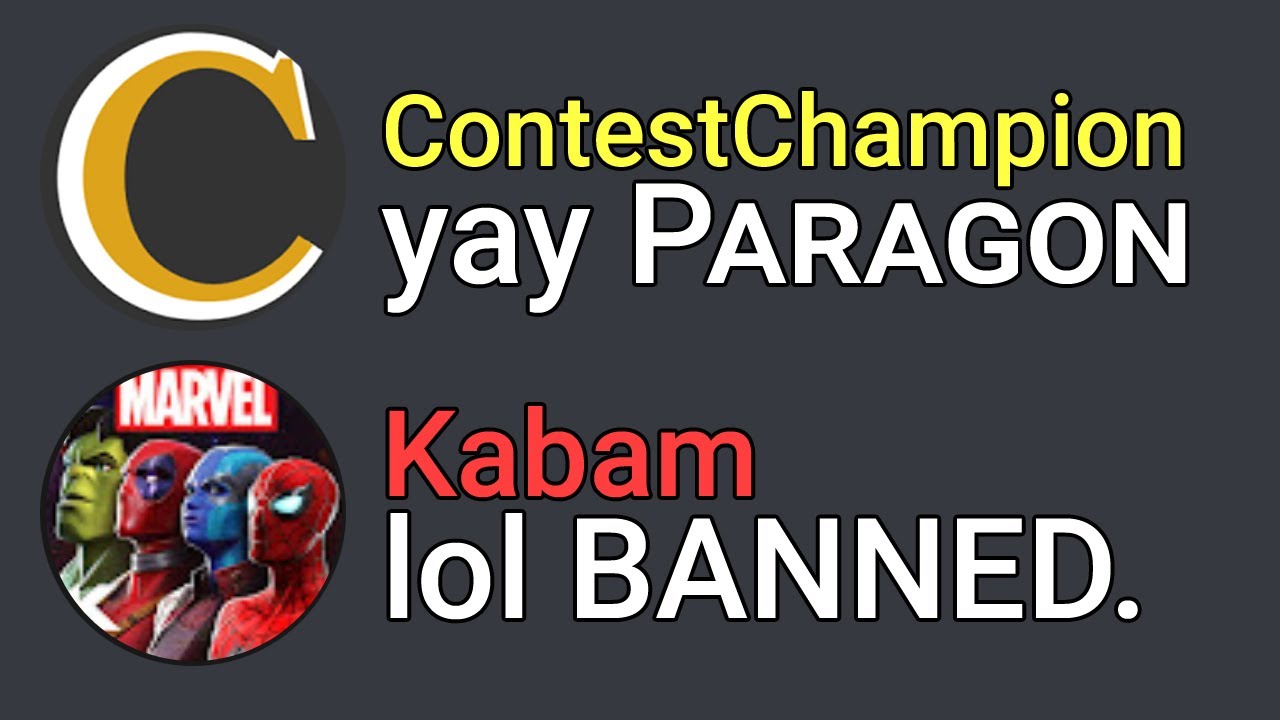 Paragon and Perma- Banned