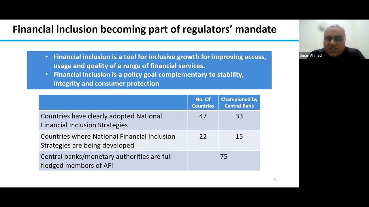 Webinar on National Financial Inclusion strategy NFIS - YouTube