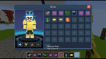 Trying Cyber Sword Effect | BlockManGo ( Bedwars )