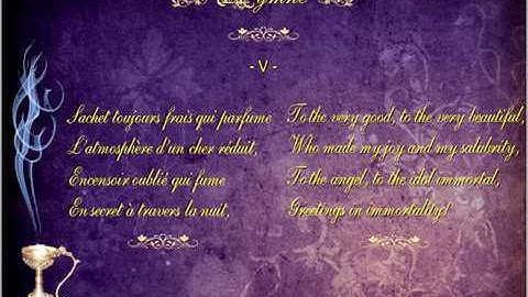 Hymne Baudelaire w Translation by Onup Barman Roy