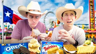 Brits go to Texas and try DeepFried Oreos!