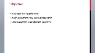 7.2 ElasticSearch Training - Build Data Processing Application using Apache Hive and ElasticSearch