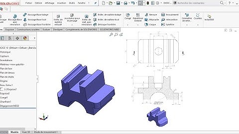 EXERCICE 10 SolidWorks tutorial Drawings 3D