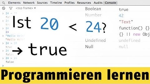 Was sind Vergleichsoperatoren und Boole