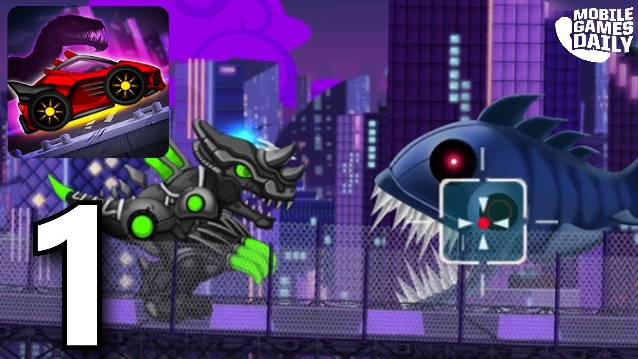 Dino Robot Wars - Gameplay - Levels 1-6 (iOS Android)