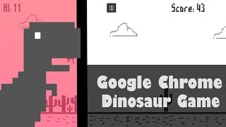 ► Google Chrome's Dinosaur Game (9450 Score) screenshot 5