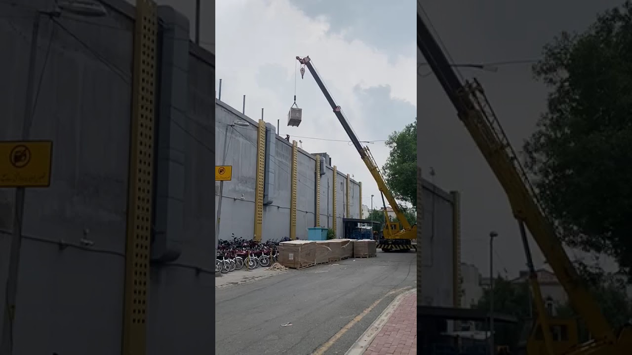 20 Ton Crane Lifting Solar Panels | High-Rise Solar Installation | National Crane Service 