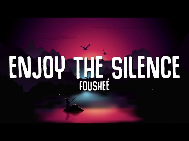 邦楽 Enjoy the Silence / Sibeling Fousheé - enjoy the silence (Lyrics) - YouTube