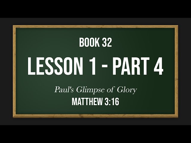 Les Feldick - 32-1-4 - Through the Bible Program #9804