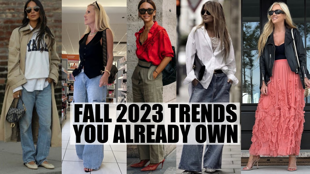 10 Of The Hottest Fall 2023 Fashion Trends You Already Have In Your Closet  