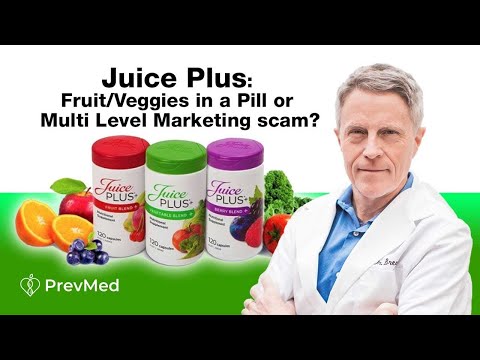 Juice Plus: FruitVeggies In A Pill; Or Multi Level Marketing Scam