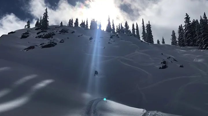 Intentionally skier-triggered avalanche near Eiseman Hut 1.23.18