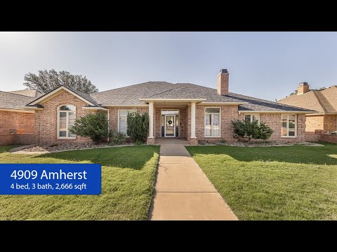 4909 Amherst St, Lubbock, TX home video tour
