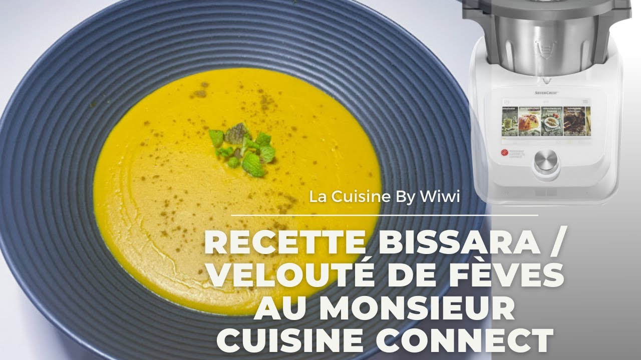 Bissara marocaine, soupe/purée de fèves au Monsieur Cuisine Connect #monsieurcuisineconnect