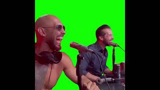 Andrew Tate And Tristan Tate Laughing - Green Screen