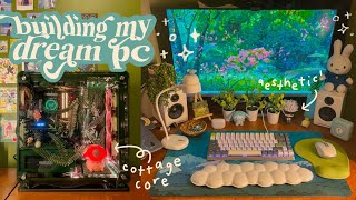 build my dream gaming pc with me! *:･ﾟ✧*:･ﾟa cozy, cottagecore set-up & desk makeover