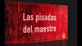 Video thumbnail of "487 - Las pisadas del maestro (Pista/Letra Himnario Bautista)"