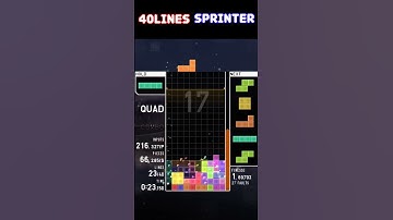 [TETR.IO] SS rank. Just a game of Tetris. 40Lines Sprinter. #277