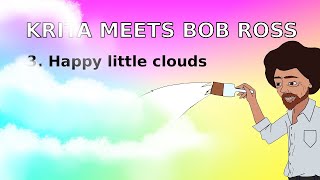 Krita meets Bob Ross 3. Happy Little Clouds (Updated for Krita 4)