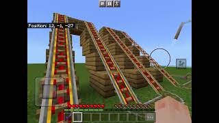 I made an insane roller coaster in Minecraft