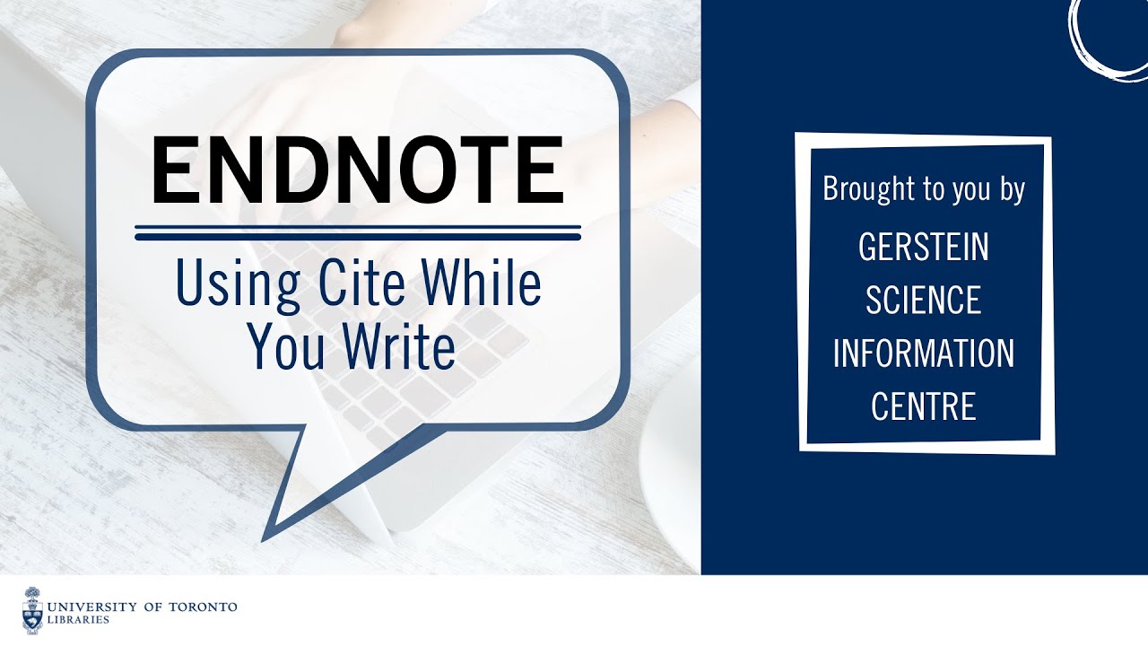 how to cite presentation in endnote