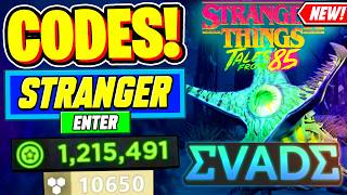 ⚠️New⚠️ ALL WORKING STRANGER THINGS UPDATE CODES For Evade 2026 - Roblox Evade Codes 2026
