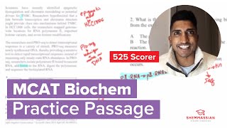 MCAT Biochem Passage Walkthrough (525 Scorer)