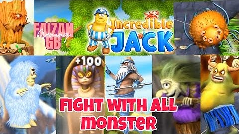 Incredible Jack -Fight with All Monster- Walkthrough gamepaly#faizangbgaming#incrediblejack