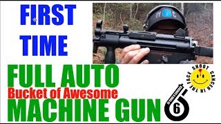 Full Auto First Time H&K MP5 and P-90