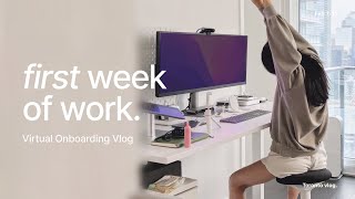 Toronto Vlog - First week at my new job as a product designer & Virtual onboarding (토론토 브이로그)