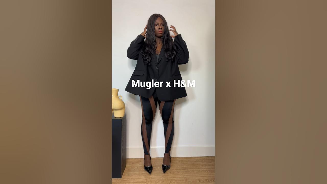 Styling the Mugler x H&M leggings! #muglerxhm #mugler #hm #fashion 