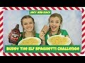 Buddy the Elf Spaghetti Challenge ~ Jacy and Kacy