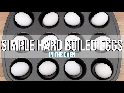 Simple Hard Boiled Eggs In The Oven