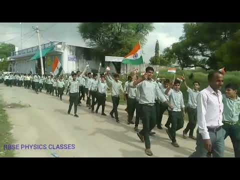 green park school ghinoi aajadi ka amrit mahotsav tiranga rally | Mera rang de basanti chola song |