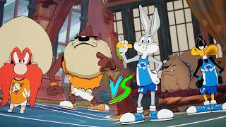 BUGS BUNNY &amp; DAFFY DUCK VS YOSEMITE SAM &amp; TASMANIAN DEVIL - BASKETBALL