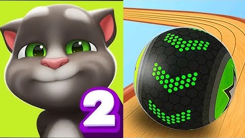 Talking Tom 2 VS Going Balls. All Levels Game Play Android iOS