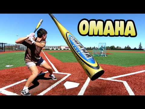 Hitting with the TPX OMAHA GOLD BESR Baseball Bat