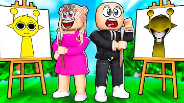 DRAW THE CHARACTER FROM MEMORY | Roblox Funny Moments