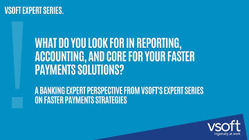 Does your faster payment solution do this? What features to look for from a bankers perspective.