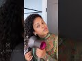 Less Shrinkage✔️ Diffusing to stretch curls with more length — Curly Routine #Short