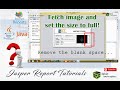 how to set image to fit full frame in jasper report | set dynamic image size | jasper tutorials
