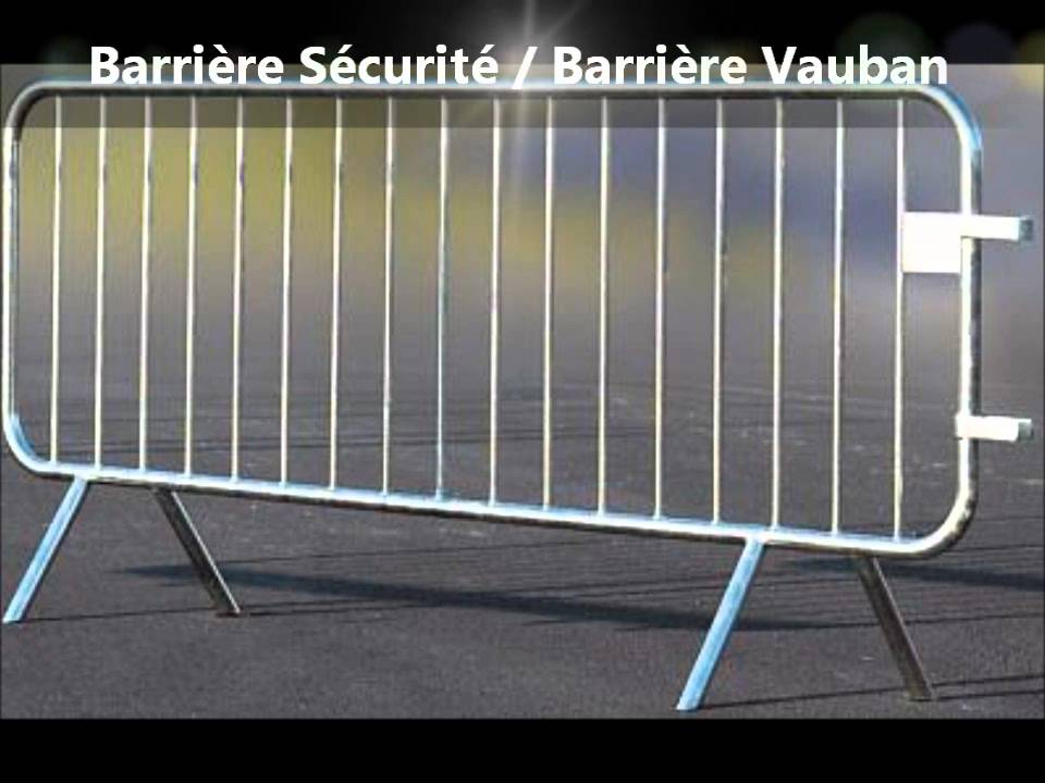 Barrière Vauban en plastique - Barrière de police pour évènementiel